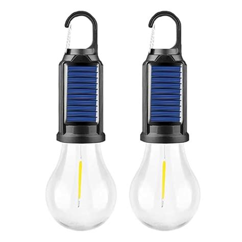 EYUVAA LABEL Solar & USB Rechargeable Camping Light Waterproof LED Tent ...