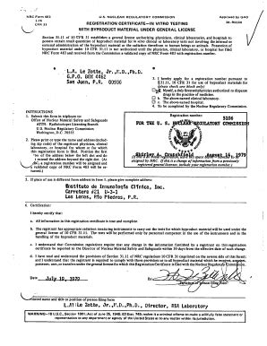 Fillable Online nrc Registration Certificate for In-Vitro Testing for L ...