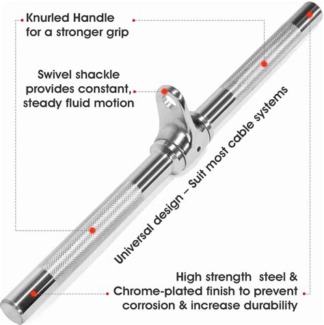 ISF Cable Attachment Triceps Handle Multi-training Bar - Buy ISF Cable ...