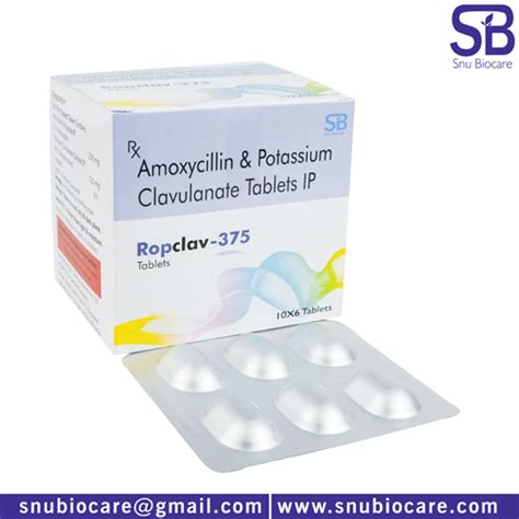 Ropclav-375 Tablets SNU BIOCARE