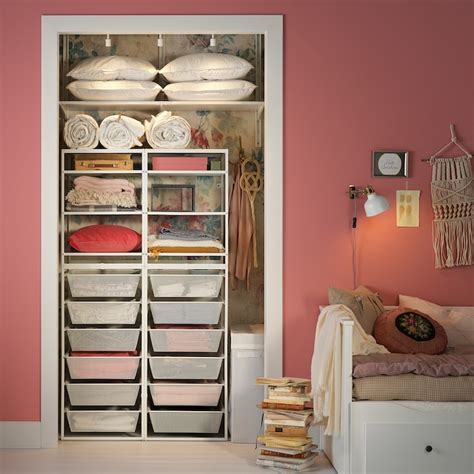 JONAXEL open storage combination, white, 99x51x173 cm (39x201/8x681/8 ...