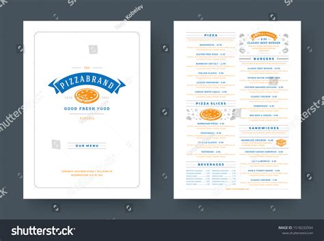 Pizza Restaurant Menu 的图像结果