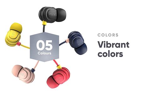 Mivi Rock and Roll E5 Wired in Ear Earphones with Mic (Red) : Amazon.in ...