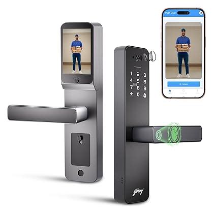 Godrej Smart Lock | Neo Pro View Digital Lock for Wooden Doors with ...