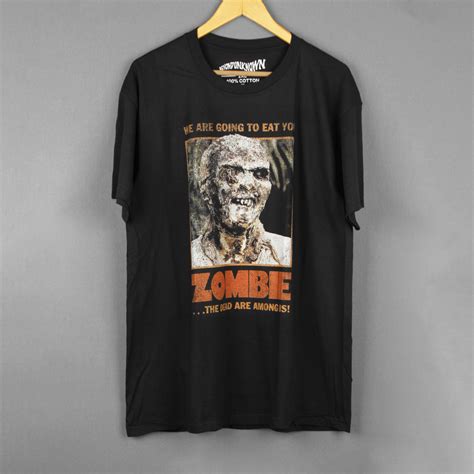 生人回避 T恤 Zombi Zombie Lucio Fulci丧尸长袖短袖 T-Shirt_虎窝淘