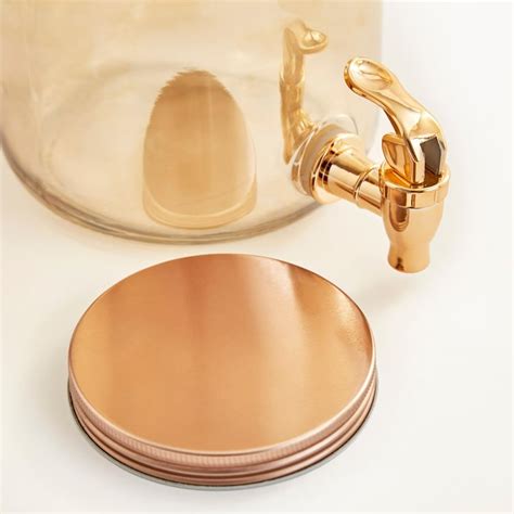 Buy Showstopper Seong Amber Glass Dispenser - 3.7L from Home Centre at ...