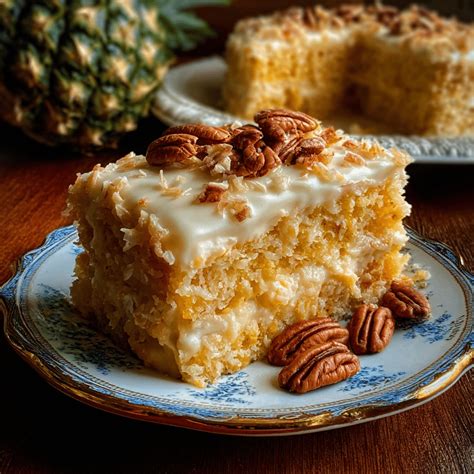 Celebrate with Pineapple Coconut God Bless America Cake