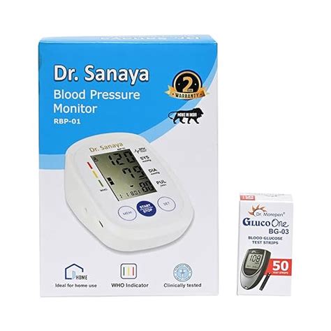 Dr. Sanaya Digital Blood Pressure Monitor RBP01 with C-Type USB Port ...