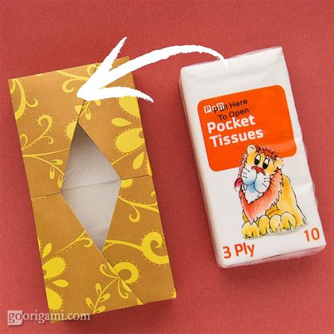 Image result for Origami Tissue Box Tutorial