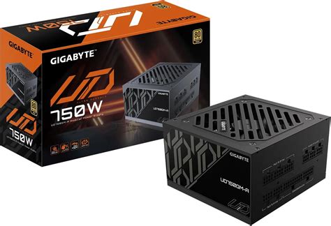 Amazon.com: GIGABYTE 750W PSU - 80 Plus Gold Certified - Fully Modular ...