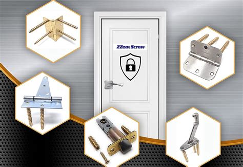 Buy ZZem Screw 12 Pack 3 Enhanced Reinforced Door Security System Plus ...