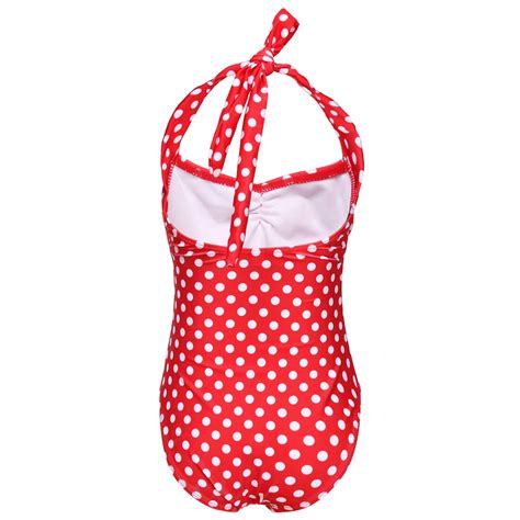 Kids Girls Polka Dot One Piece Swimsuit Children B... – Grandado