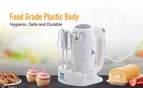 Buy KENT 150W 16050, 5 Speed Control, Copper Motor, Multiple Beaters ...