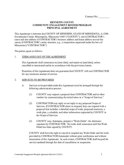 Fillable Online HENNEPIN COUNTY COMMUNITY ENGAGEMENT ROSTER PROGRAM ...