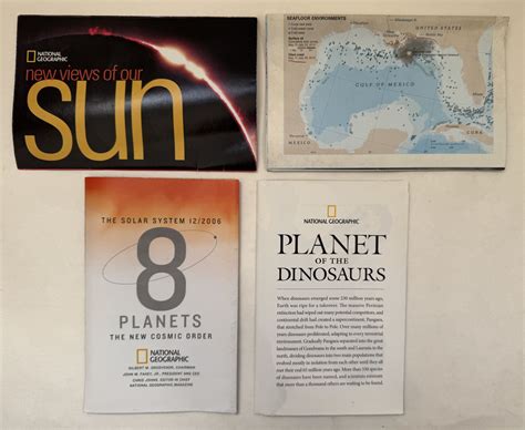 [Set of 4 Maps]: New Views of Our Sun; the Solar System 12/2006: 8 ...
