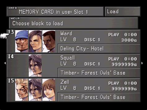 Image result for FF8 Card Game Introduction