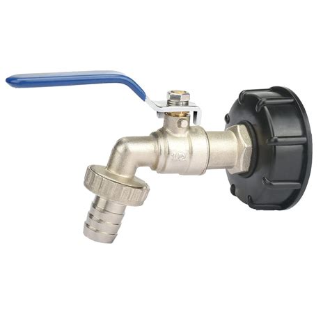 Buy sukudon Brass Tank Tap Adapter - 1/2" Thread IBC Container ...