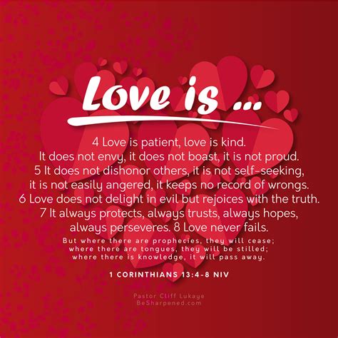 1 Corintios 13 4 8 1 Corinthians 13:4 8 Love Is Patient, Kind