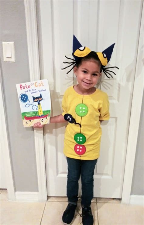 Pete the Cat and his 4 Groovy Buttons (Yellow t-shirt with marker line ...