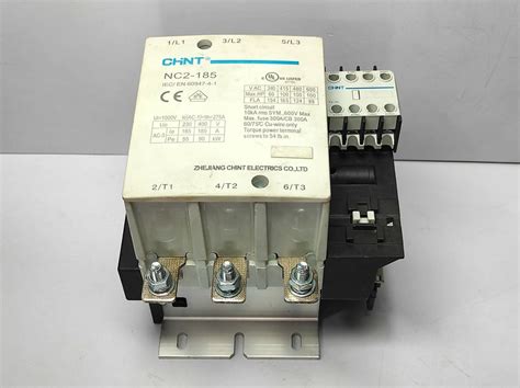 Chint NC2-185 Contactor Ui 1000V Ith 275A Chint FA-22 FG 230 50/60Hz ...