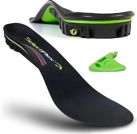 Amazon.com: SelectFlex® Adjustable Arch Support Insoles for Plantar Fasciitis, Flat Feet & Foot ...