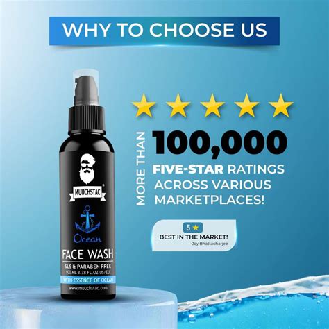 MUUCHSTAC Ocean for Men, Fights Acne & Pimple, Skin Brightening, All ...