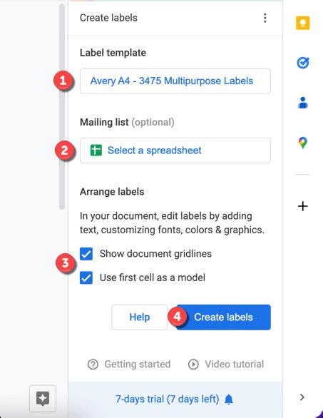 How to Make Labels with Google Docs 的图像结果