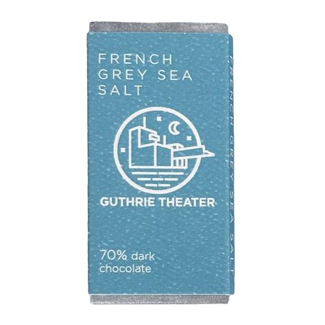 Guthrie Theater Chocolate Bar – French Grey Sea Salt (0.5 oz) – Guthrie ...