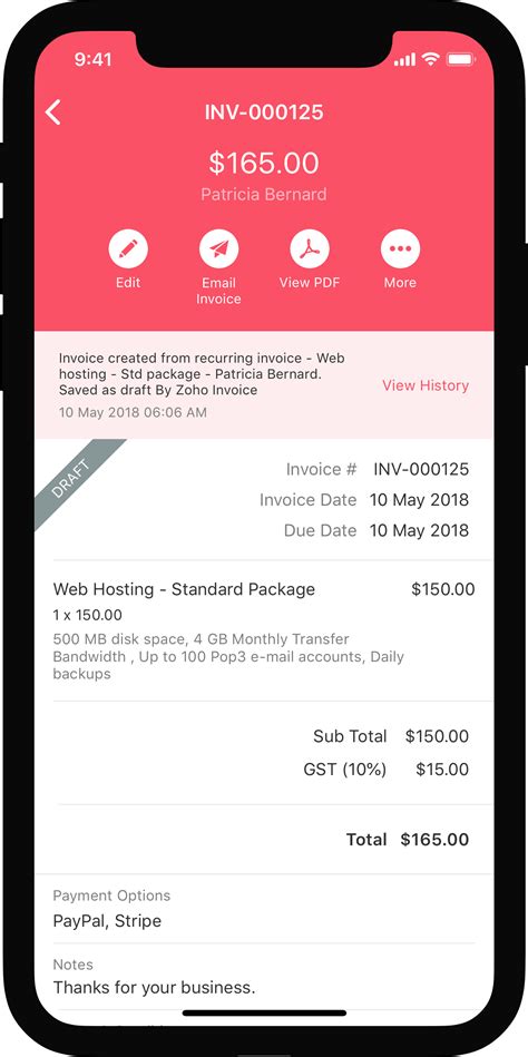 Zoho Analytics Invoice 的图像结果