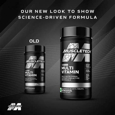 Muscletech Platinum MultiVitamin Tablets for Men & Women | Daily-use ...