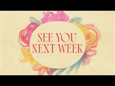 Floral See You Next Week | MYK | WorshipHouse Media