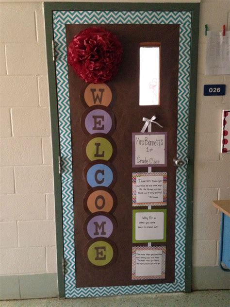 Cute Welcome Classroom Door Decoration