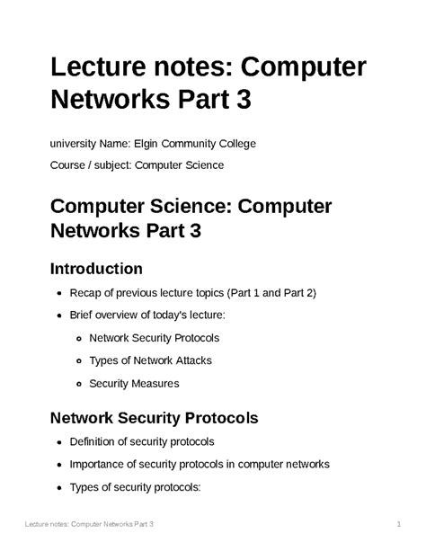 Computer Network Lecture Notes 的图像结果