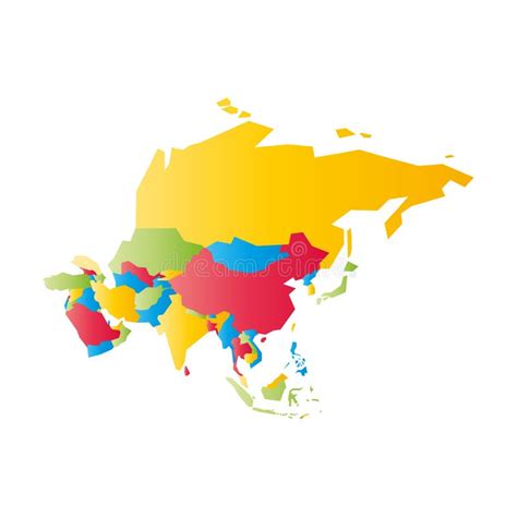 Asia Map Simple 的图像结果