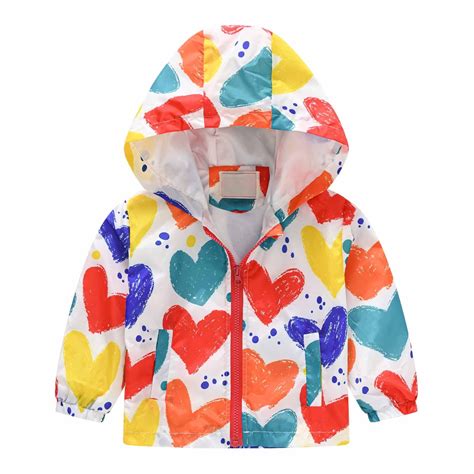 SDJMa Fall Winter Coats for Toddler Kids with Hoods, Baby Boys Girls ...