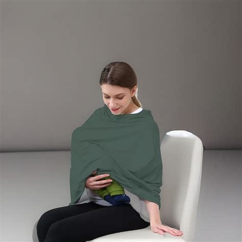 Breathable Car Seat Cover for Babies 6 IN 1 Multi-Purpose Soft Nursing ...