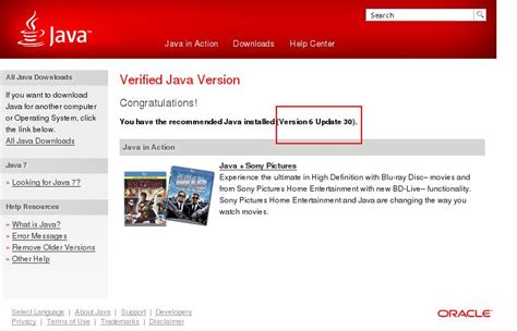 Install Java 1.6 的图像结果