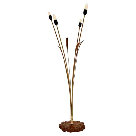 1970's Vintage French Decorative Floor Lamp For Sale at 1stDibs