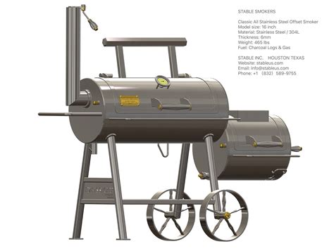 STABLE SMOKER | All stainless steel, Stainless, Steel