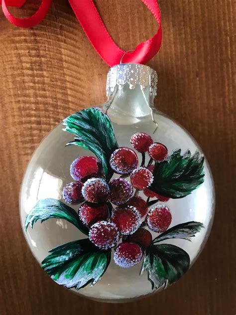 Hand Painted Christmas Ornaments Ideas - Decoupage Design Ideas