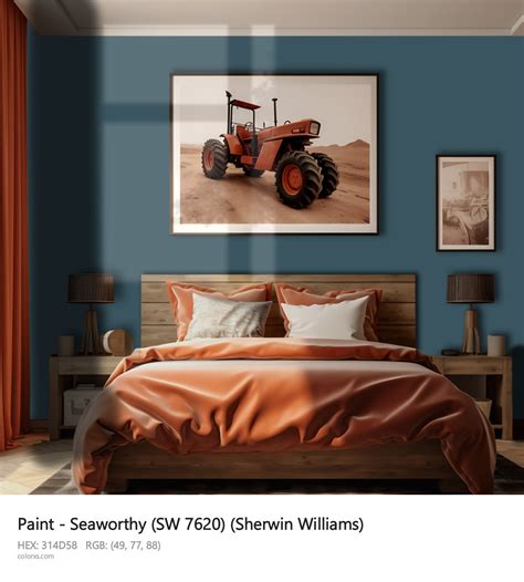 Sherwin Williams Seaworthy (SW 7620) Paint - color codes, matching ...