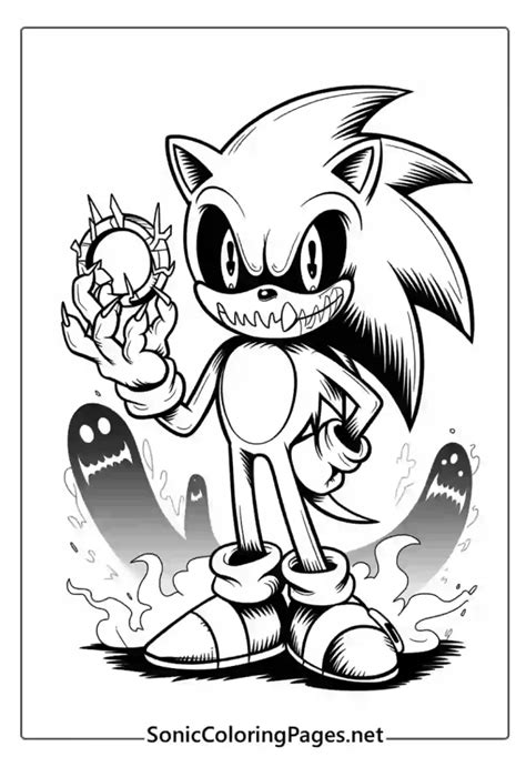 25 Sonic Exe Coloring Pages (Free PDF Printables)