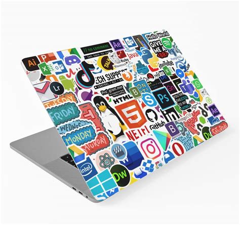 MARPAXS Coding Programming Laptop Skin Sticker Software Vinyl Laptop ...
