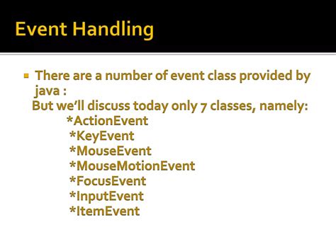 Image result for Java Event Handling Tutorial