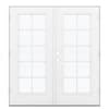 JELD-WEN 72-in x 80-in x 4-9/16-in Jamb Primed Steel Left-hand outswing ...