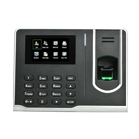 ZKTeco LX15 Biometric Fingerprint Attendance Device | 2.8" TFT Display ...
