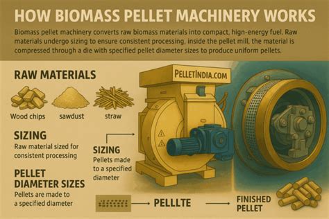 How Biomass Pellet Machinery Works: From Raw Material to Finished ...