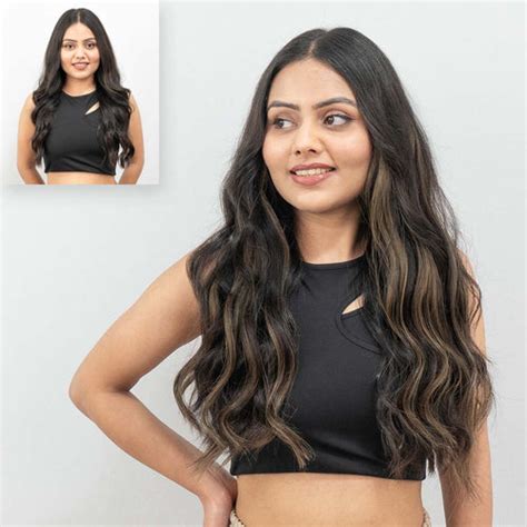 Seamless Ash Brown Balayage |3 Piece Set Hair Volumizer