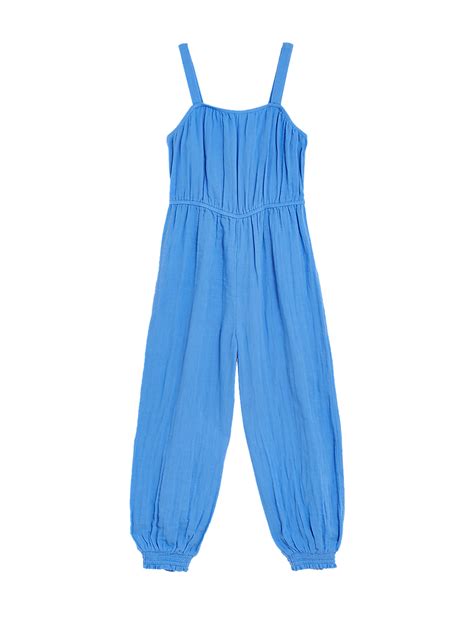 Buy Pure Cotton Jumpsuit at Marks & Spencer