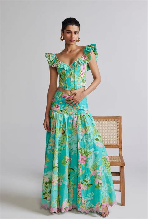 Azra Maxi Skirt – Hemant & Nandita - India